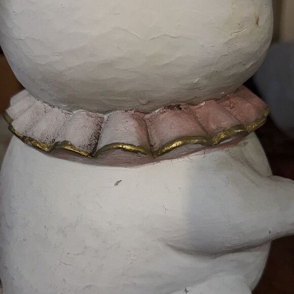 Vintage Ceramic Wonderland Statuary 14” White Rabbit Easter Home Decor - Picture 11 of 14